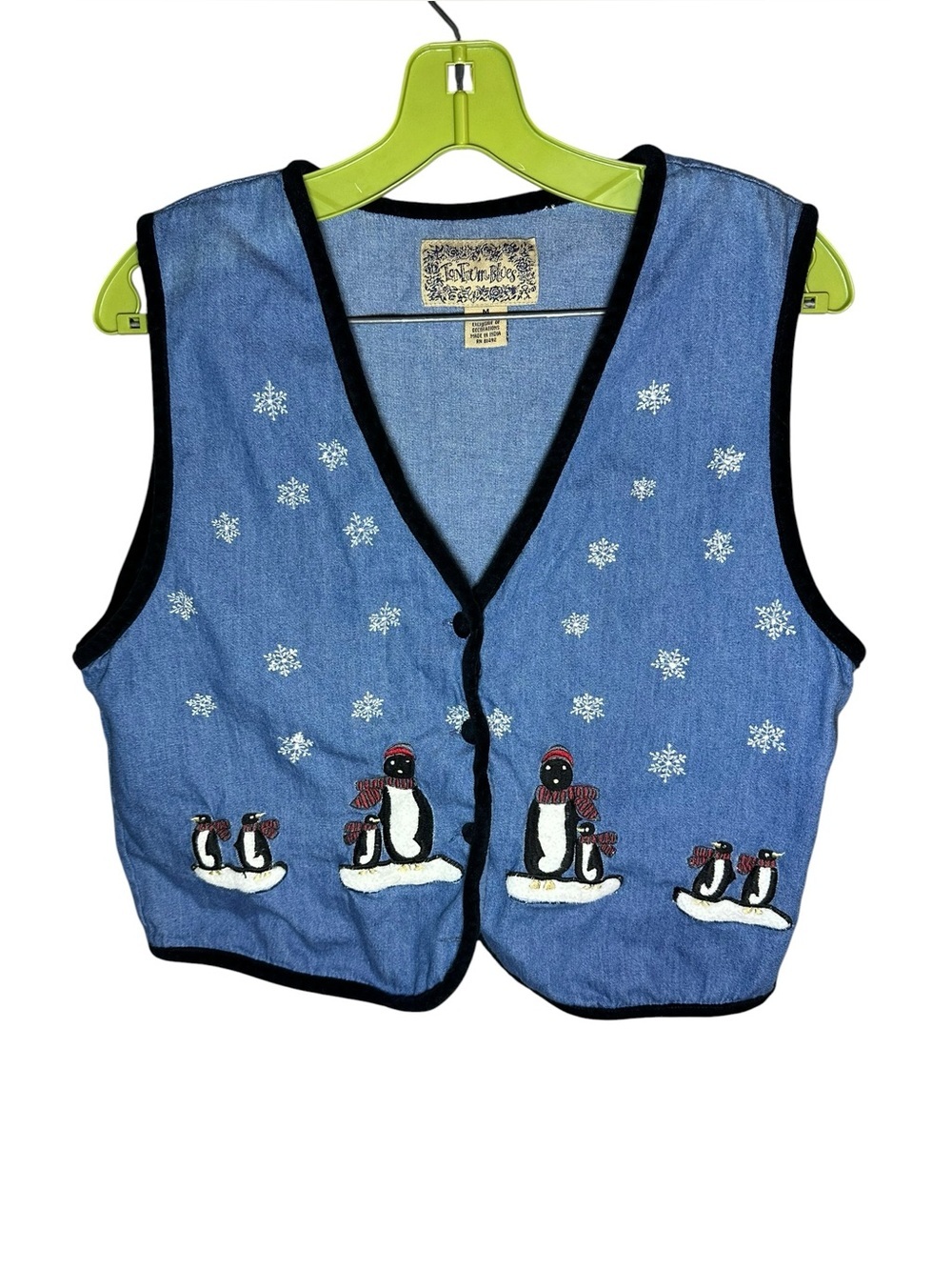 Tantrum Blues Penguin Vest Womens size M​